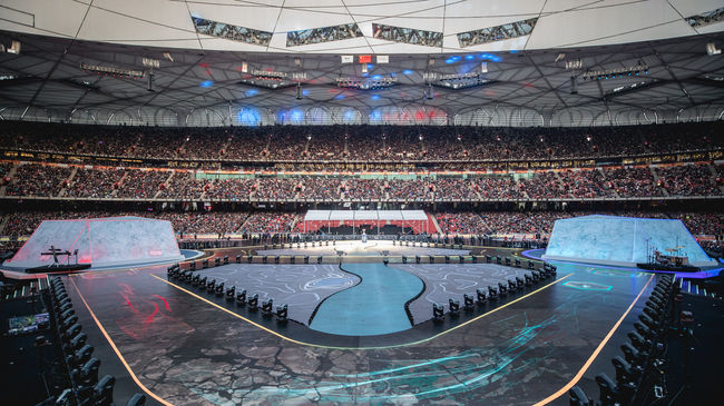 중국에서 열린 2017 롤드컵 결승전. /라이엇 게임즈 플리커.