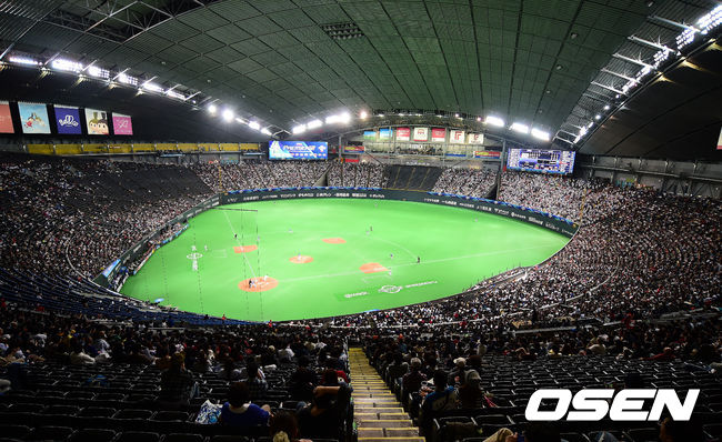 니혼햄 파이터스의 홈구장 삿포로돔./OSEN DB