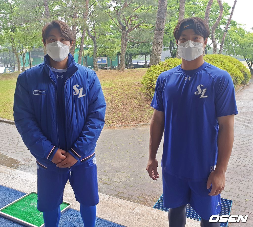 상무 입대를 앞둔 공민규와 윤정빈 /what@osen.co.kr