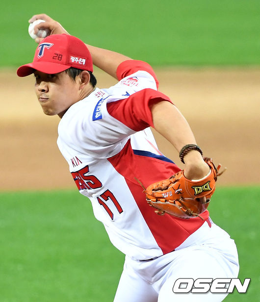 KIA 선발 임기영이 힘차게 공을 뿌리고 있다. / dreamer@osen.co.kr