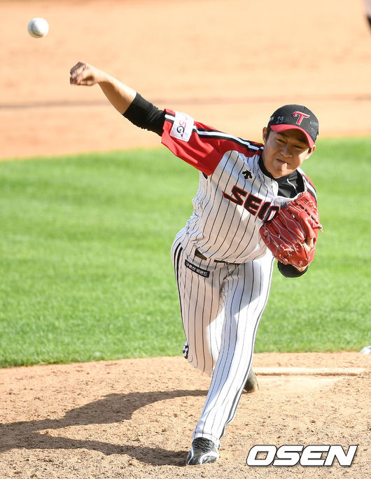 LG 이상규는 고우석이 부상으로 빠진 뒷문을 든든하게 메우고 있다. /dreamer@osen.co.kr