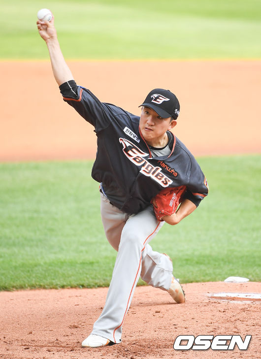 1회말 한화 선발투수 장시환이 역투하고 있다. /   soul1014@osen.co.kr