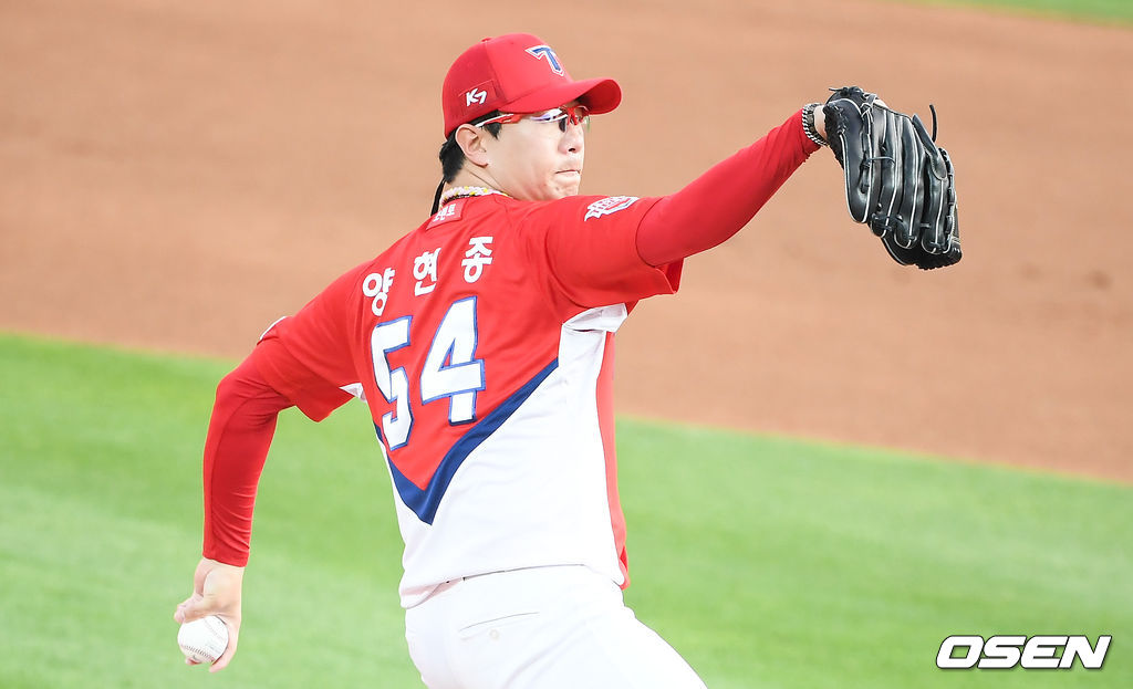 1회말 KIA 선발투수 양현종이 역투하고 있다. /   soul1014@osen.co.kr