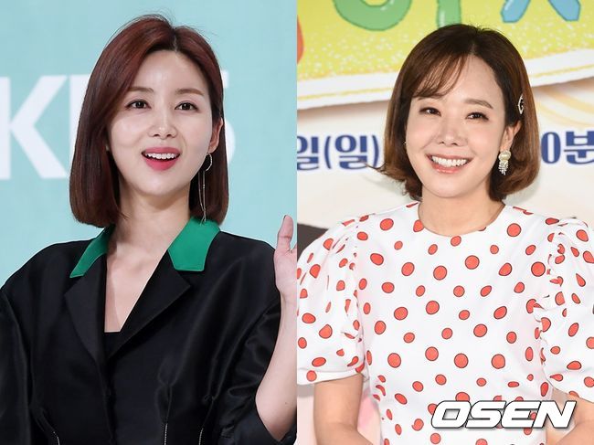 박솔미(왼쪽)와 소유진. OSEN DB