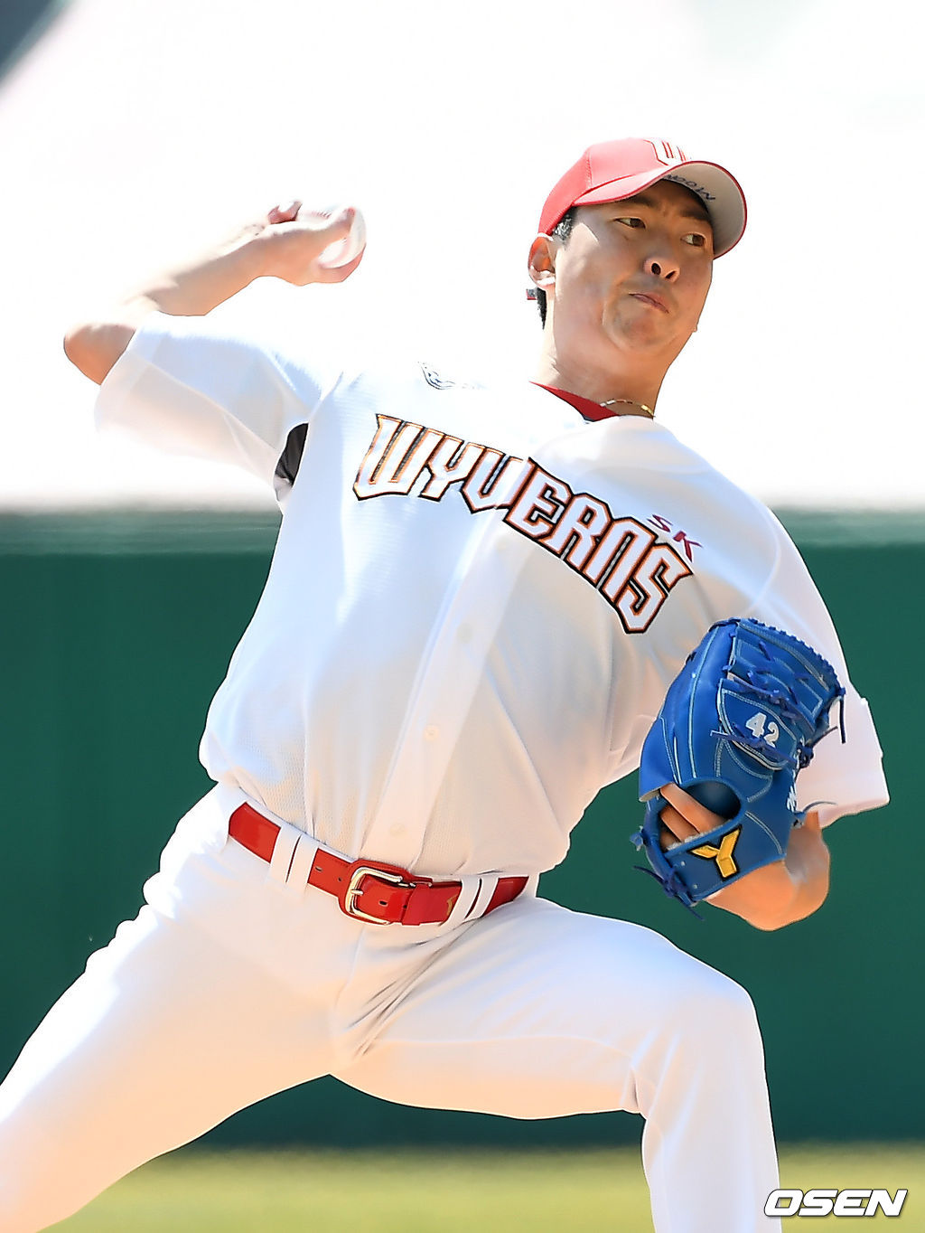 SK 문승원이 역투하고 있다. /youngrae@osen.co.kr