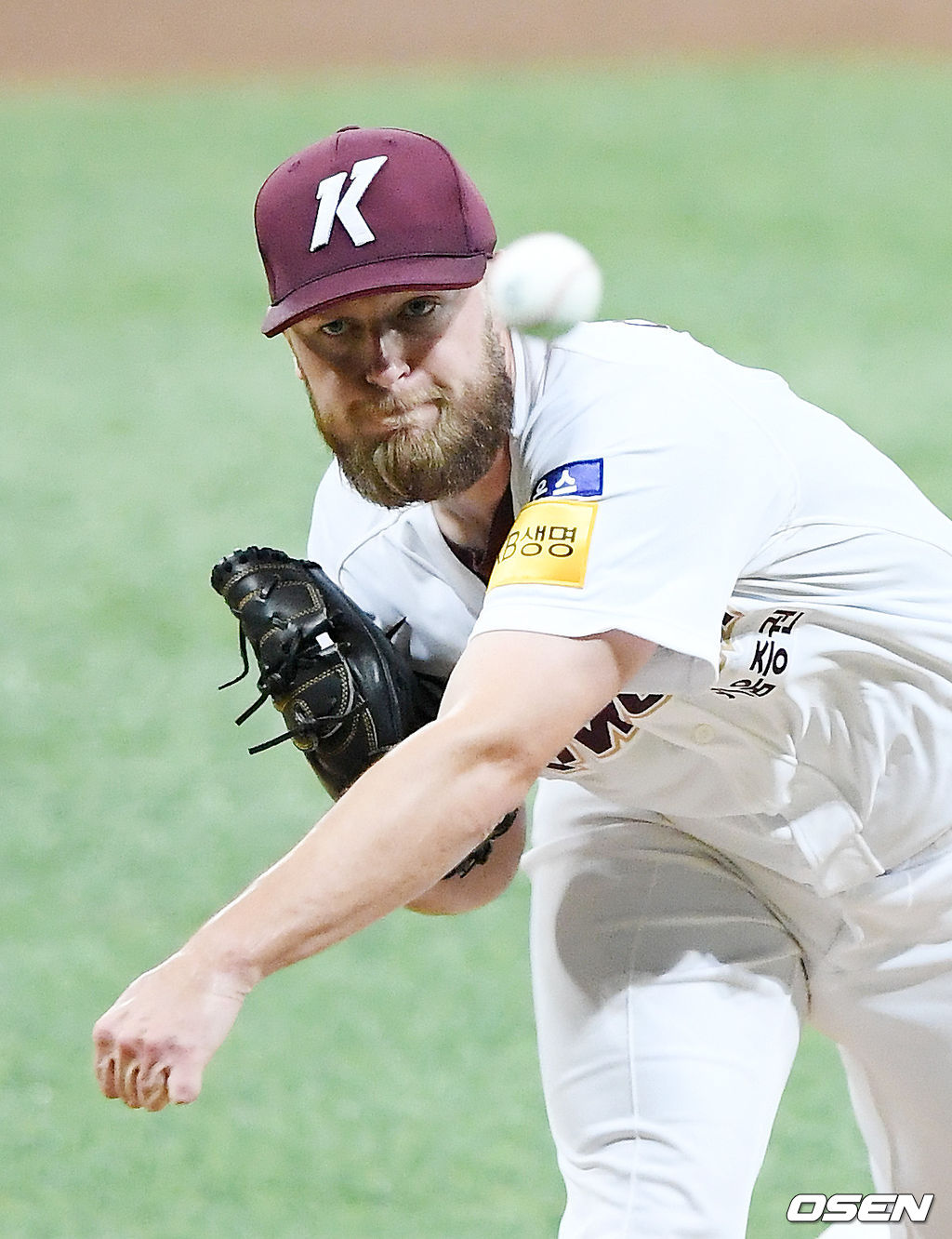 키움 선발 요키시가 힘차게 공을 뿌리고 있다./ rumi@osen.co.kr