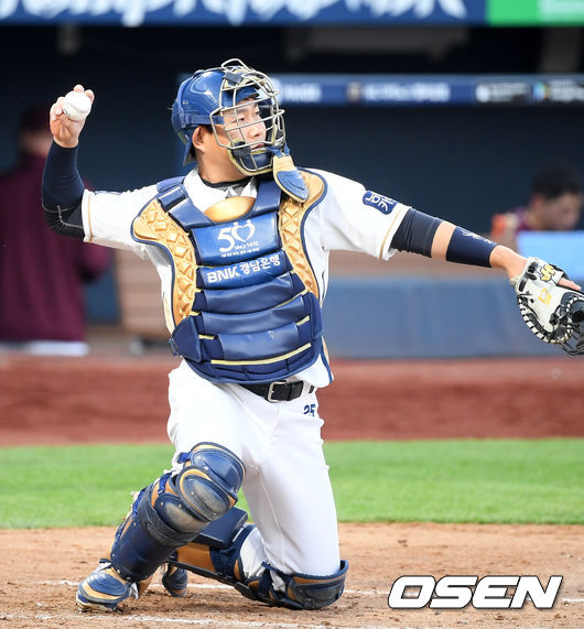 NC 양의지가 선발 출전하고 있다. / rumi@osen.co.kr