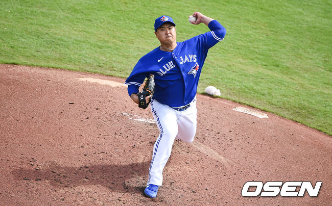 1회초 류현진이 역투하고 있다 /soul1014@osen.co.kr