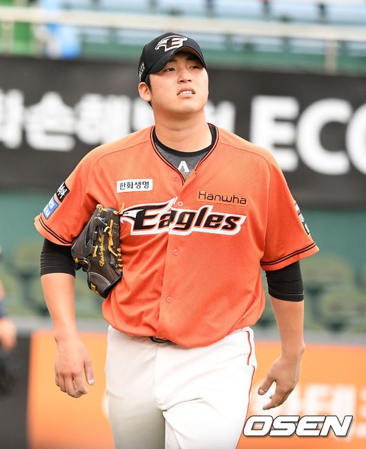 3회초 2사 1루에서 한화 김민우가 KT 세타자를 연속 삼진으로 처리하고 있다.  /jpnews@osen.co.kr