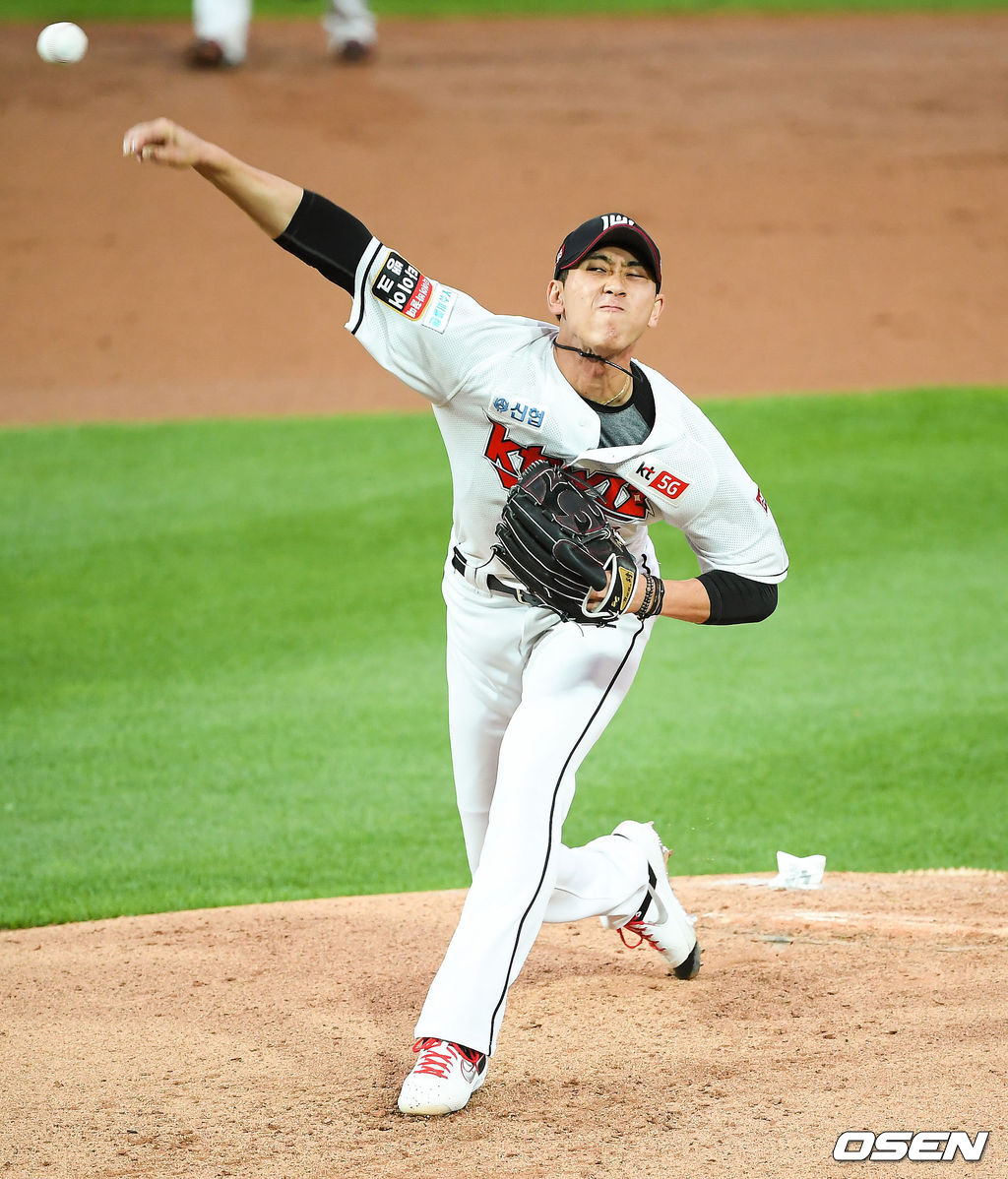 KT 선발투수 김민수. /soul1014@osen.co.kr