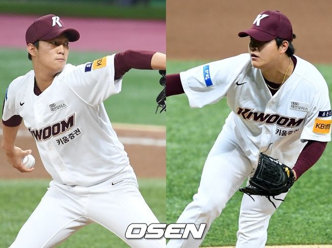 [사진] 키움 안우진, 조상우 / OSEN DB