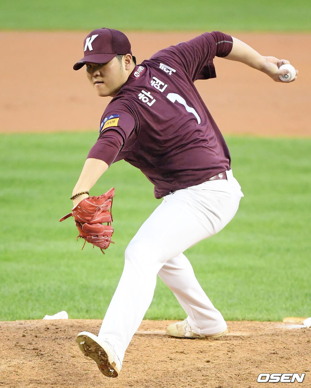 키움 선발투수 한현희가 공을 뿌리고 있다. /cej@osen.co.kr