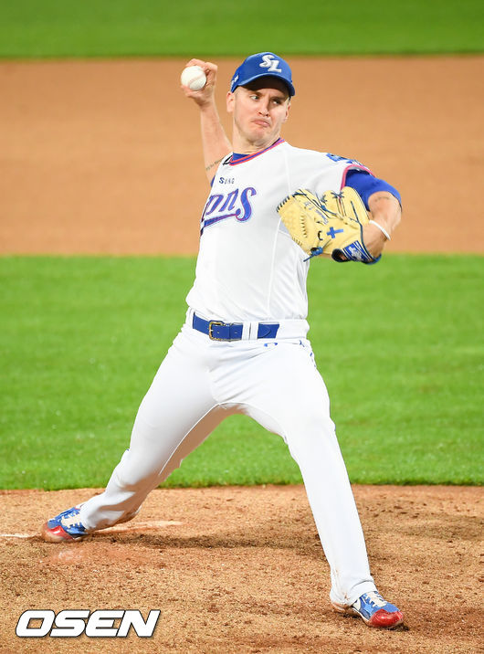 7회초 삼성 선발투수 뷰캐넌이 역투하고 있다. / soul1014@osen.co.kr