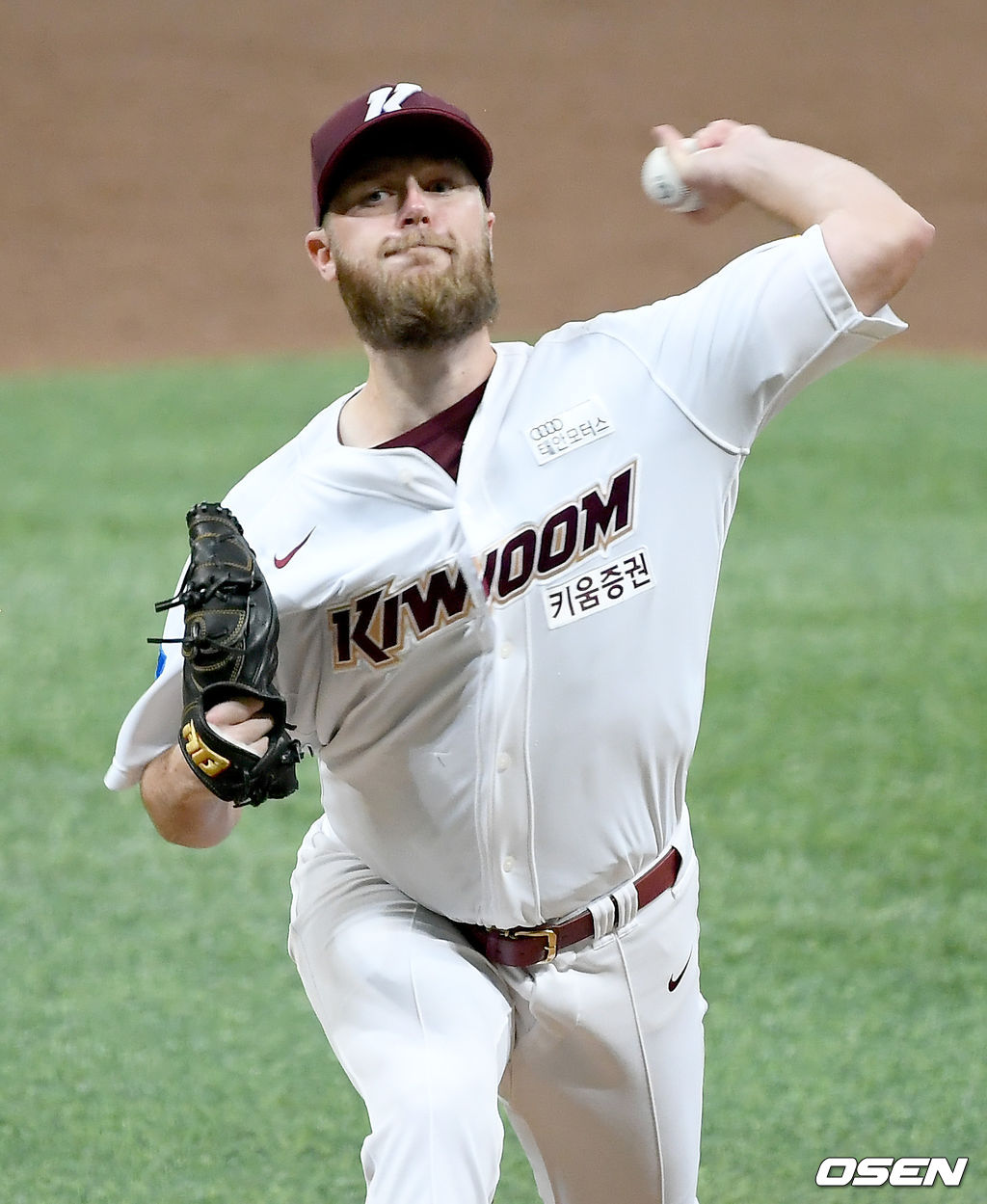키움 선발 요키시가 마운드에 올라 힘차게 공을 뿌리고 있다./ks0919@osen.co.kr