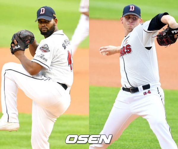 [사진] 라울 알칸타라(좌)-크리스 플렉센(우) / OSEN DB