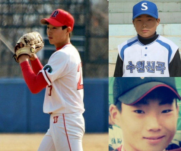 [사진] (왼쪽 큰 사진부터 시계 방향으로) 야탑고 시절-수원신곡초 시절-매송중 시절 이승진 / 이승진 제공