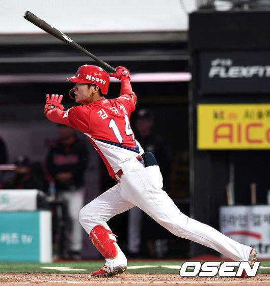 KIA 김규성이 안타를 날리고 있다. / dreamer@osen.co.kr