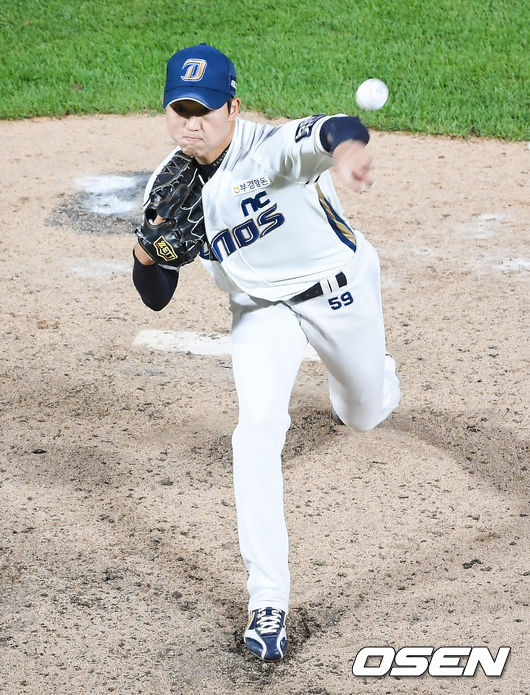 7회초 NC 선발투수 구창모가 역투하고 있다. 구창모는 이날 7이닝 1실점 승리투수 조건을 갖추고 교체됐다. / soul1014@osen.co.kr