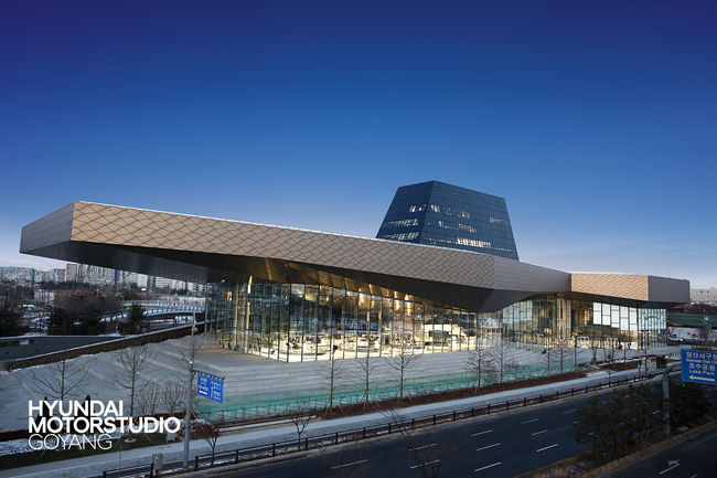 현대 모터스튜디오 고양 전경.