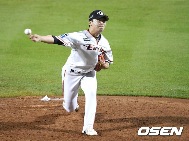 7회초 한화 강재민이 역투하고 있다. /youngrae@osen.co.kr