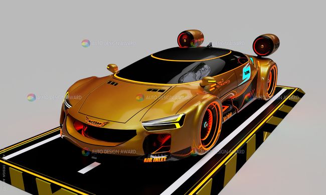 2020 오토디자인어워드 청소년부문 우수상 박세현 군의 작품. 