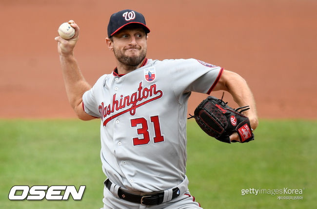 [사진] 워싱턴 맥스 슈어저. ⓒGettyimages(무단전재 및 재배포 금지)