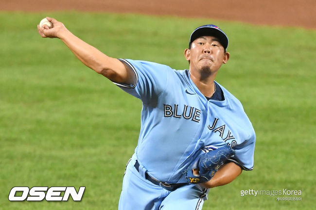 [사진] 토론토 블루제이스 야마구치 슌. ⓒGettyimages(무단전재 및 재배포 금지)