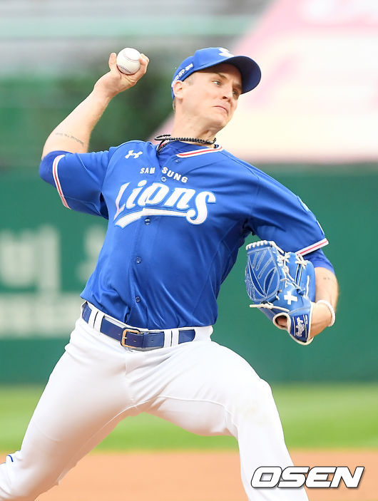 1회말 삼성 뷰캐넌이 역투하고 있다. /youngrae@osen.co.kr
