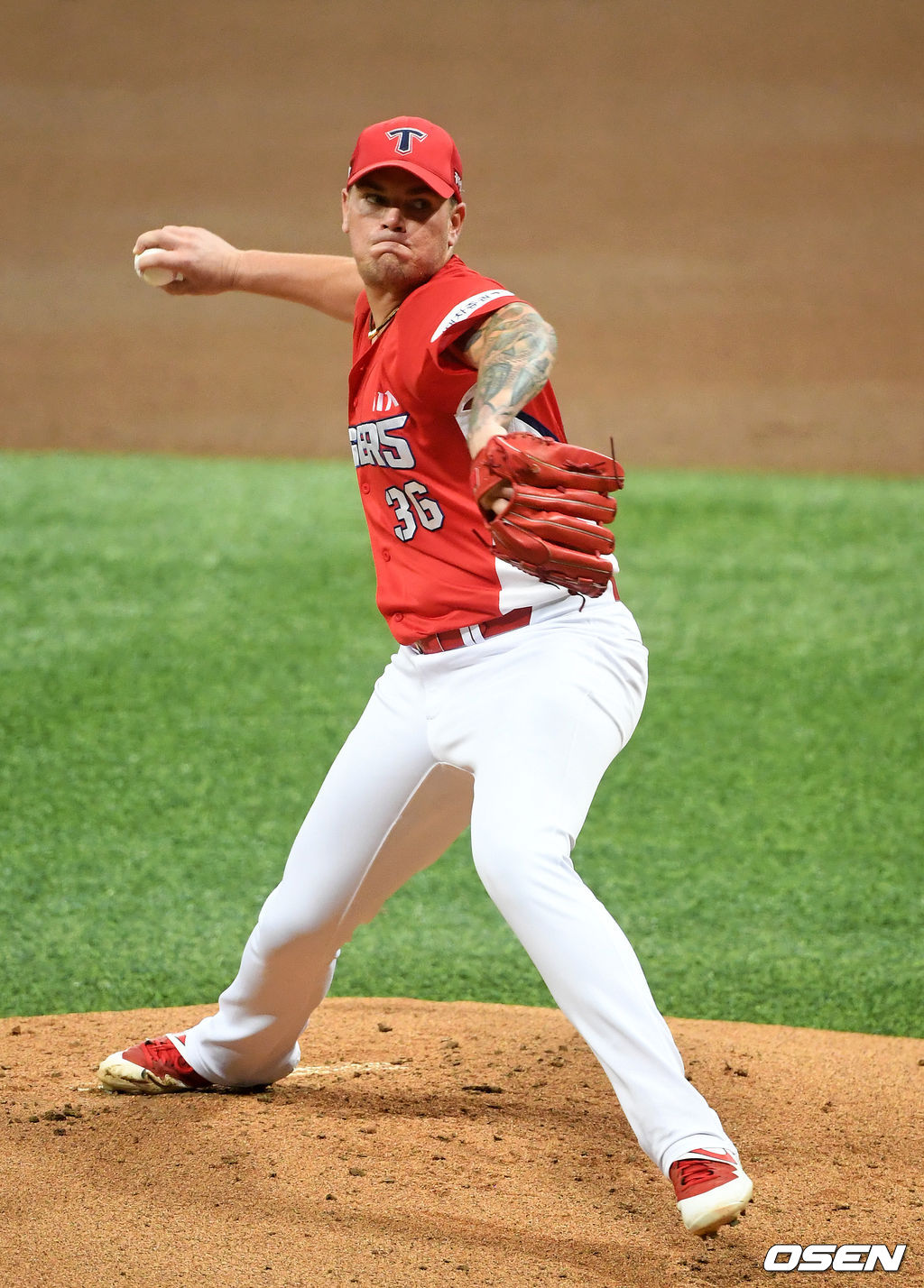 1회말 KIA 브룩스가 역투하고 있다. /jpnews@osen.co.kr