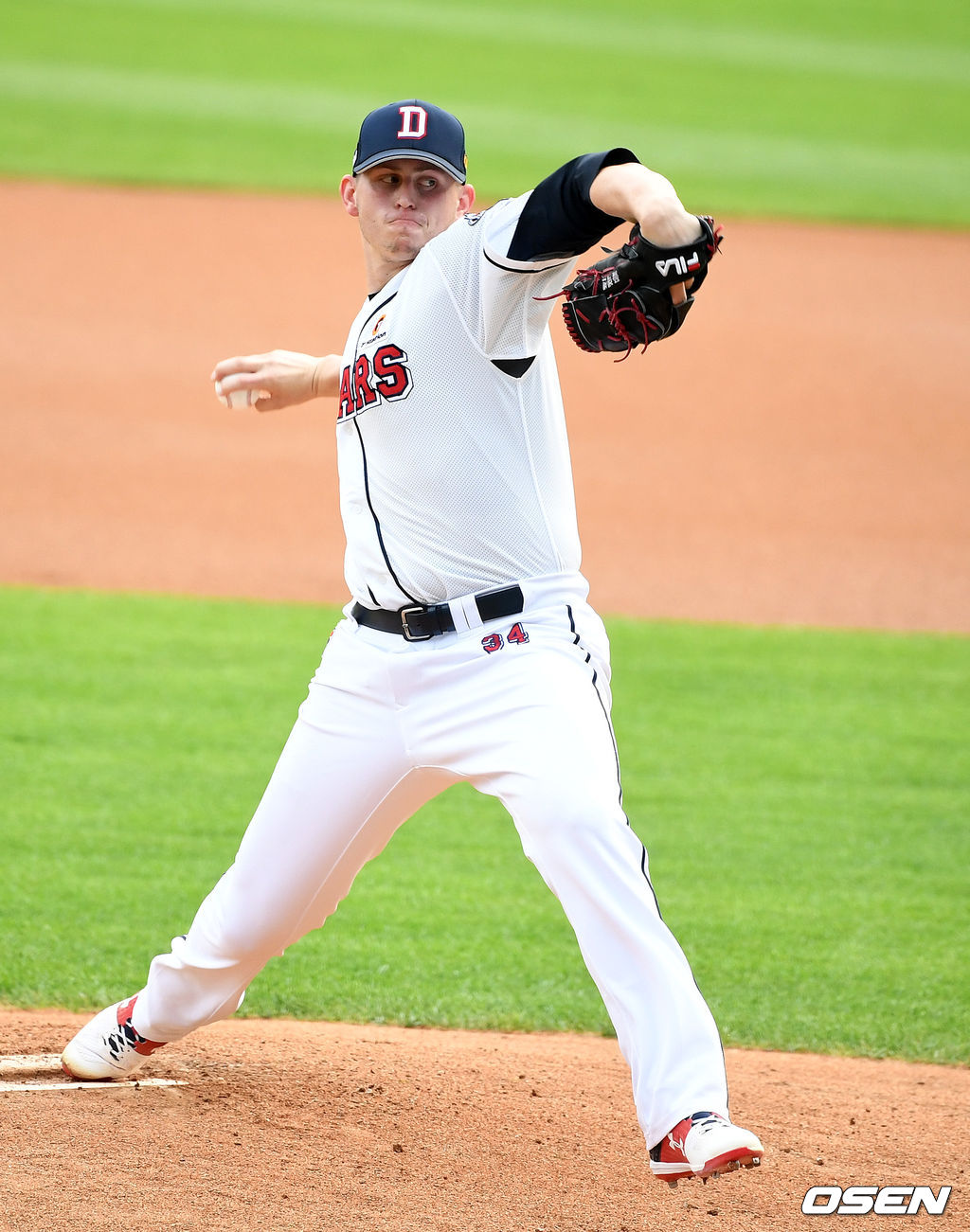 1회초 두산 플렉센이 역투하고 있다. /jpnews@osen.co.kr