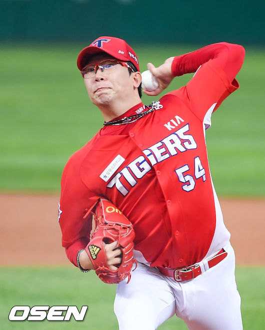 1회말 KIA 선발투수 양현종이 역투하고 있다. / soul1014@osen.co.kr