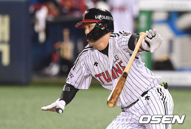 7회말 무사 3루 LG 양석환이 적시타를 때려내고 있다. /youngrae@osen.co.kr