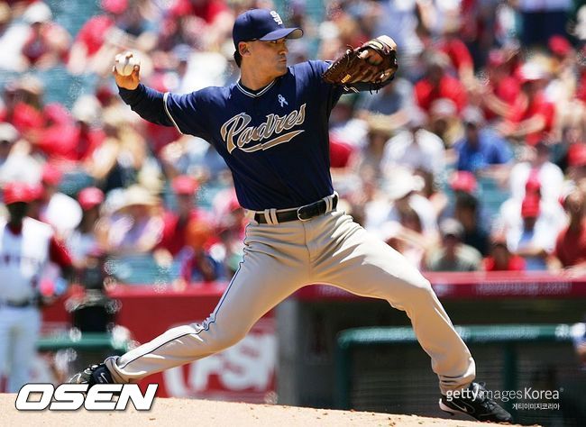 [사진] 2006년 샌디에이고 시절 박찬호 /ⓒGettyimages(무단전재 및 재배포 금지)