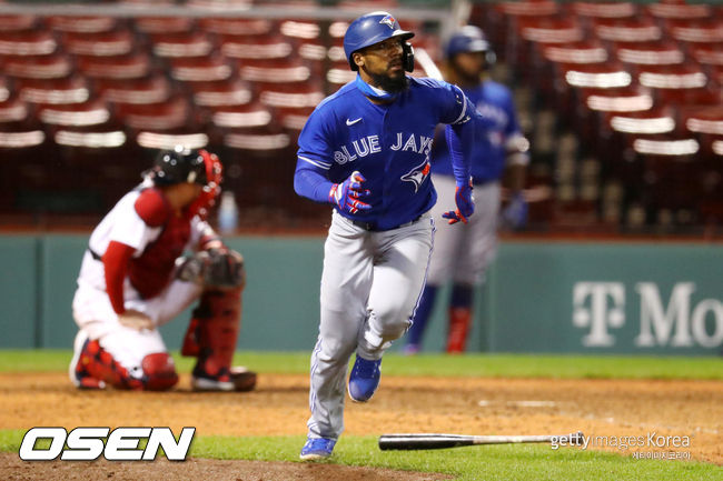 [사진] 토론토 블루제이스 테오스카 에르난데스. ⓒGettyimages(무단전재 및 재배포 금지)