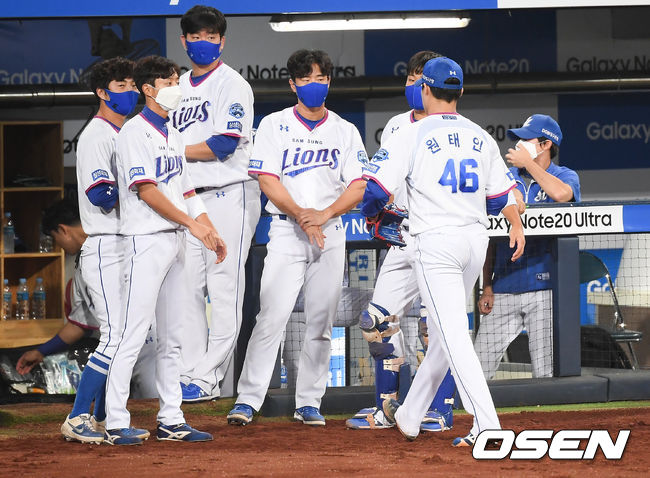 4회초 1사 만루 삼성 선발투수 원태인이 강판되고 있다  / soul1014@osen.co.kr