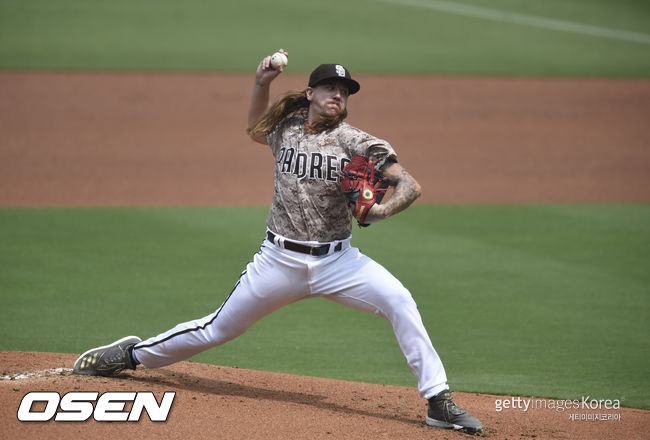 [사진] 샌디에이고 파드리스 마이크 클레빈저. ⓒGettyimages(무단전재 및 재배포 금지)