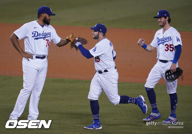 [사진] LA 다저스 선수들. ⓒGettyimages(무단전재 및 재배포 금지)