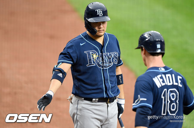 [사진] 탬파베이 레이스 쓰쓰고 요시토모. ⓒGettyimages(무단전재 및 재배포 금지)