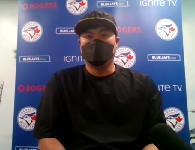 [사진] MLB 화상 인터뷰 캡처