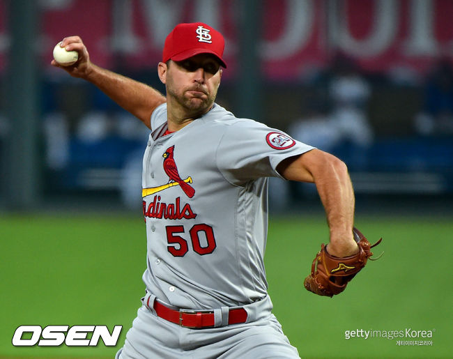 [사진] 세인트루이스 카디널스 아담 웨인라이트. ⓒGettyimages(무단전재 및 재배포 금지)