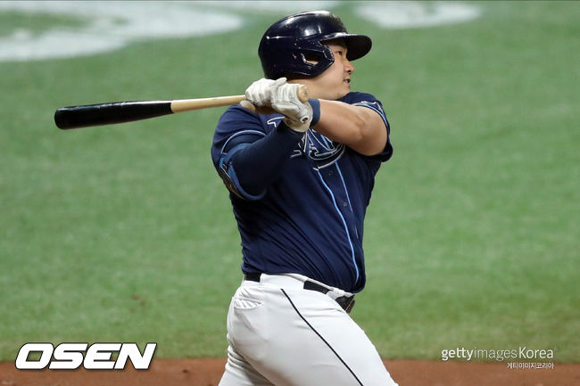 [사진] 탬파베이 최지만. ⓒGettyimages(무단전재 및 재배포 금지)