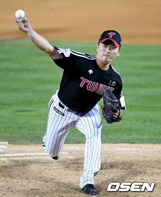 LG 마무리 투수 고우석.