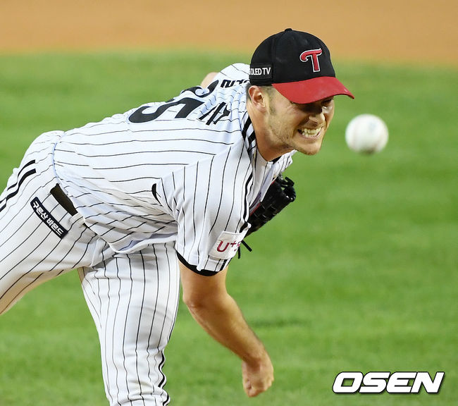 LG 트윈스 외국인 투수 윌슨.