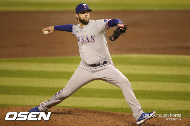 [사진] 텍사스 레인저스 조던 라일스. ⓒGettyimages(무단전재 및 재배포 금지)