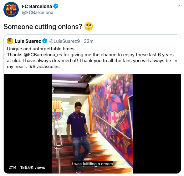 [사진] 바르셀로나 SNS 캡처