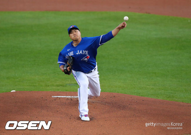[사진] 토론토 블루제이스 류현진. ⓒGettyimages(무단전재 및 재배포 금지)