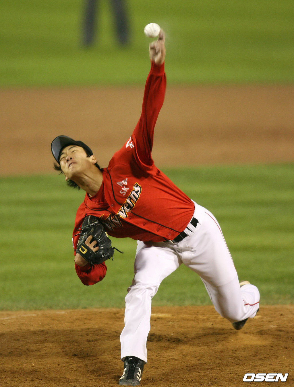 SK 김광현이 힘차게 볼을 뿌리고 있다./ spjj@osen.co.kr 
