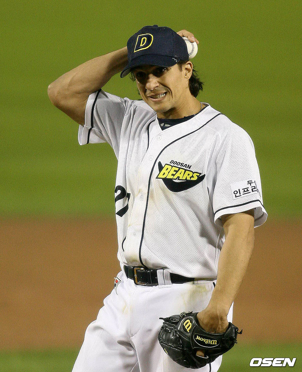 두산의 선발은 다니엘 리오스. 한국시리즈 1차전 완봉승의 주인공./ spjj@osen.co.kr 