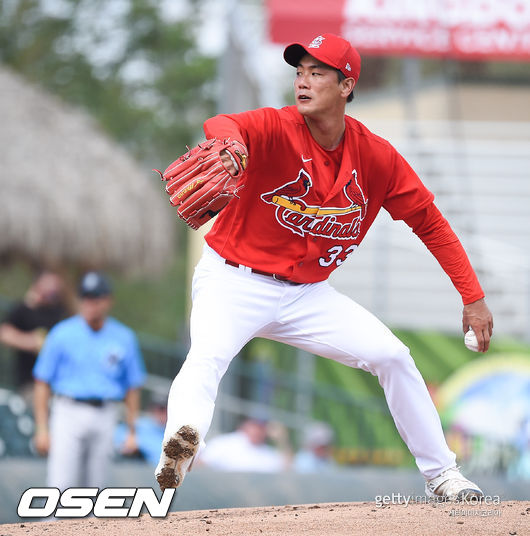 세인트루이스 선발 김광현이 역투하고 있다/ soul1014@osen.co.kr