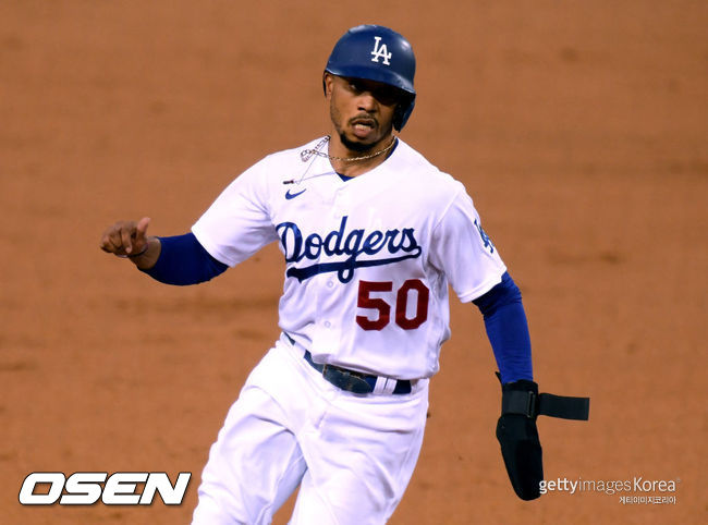 [사진] LA 다저스 타자 무키 베츠. ⓒGettyimages(무단전재 및 재배포 금지)